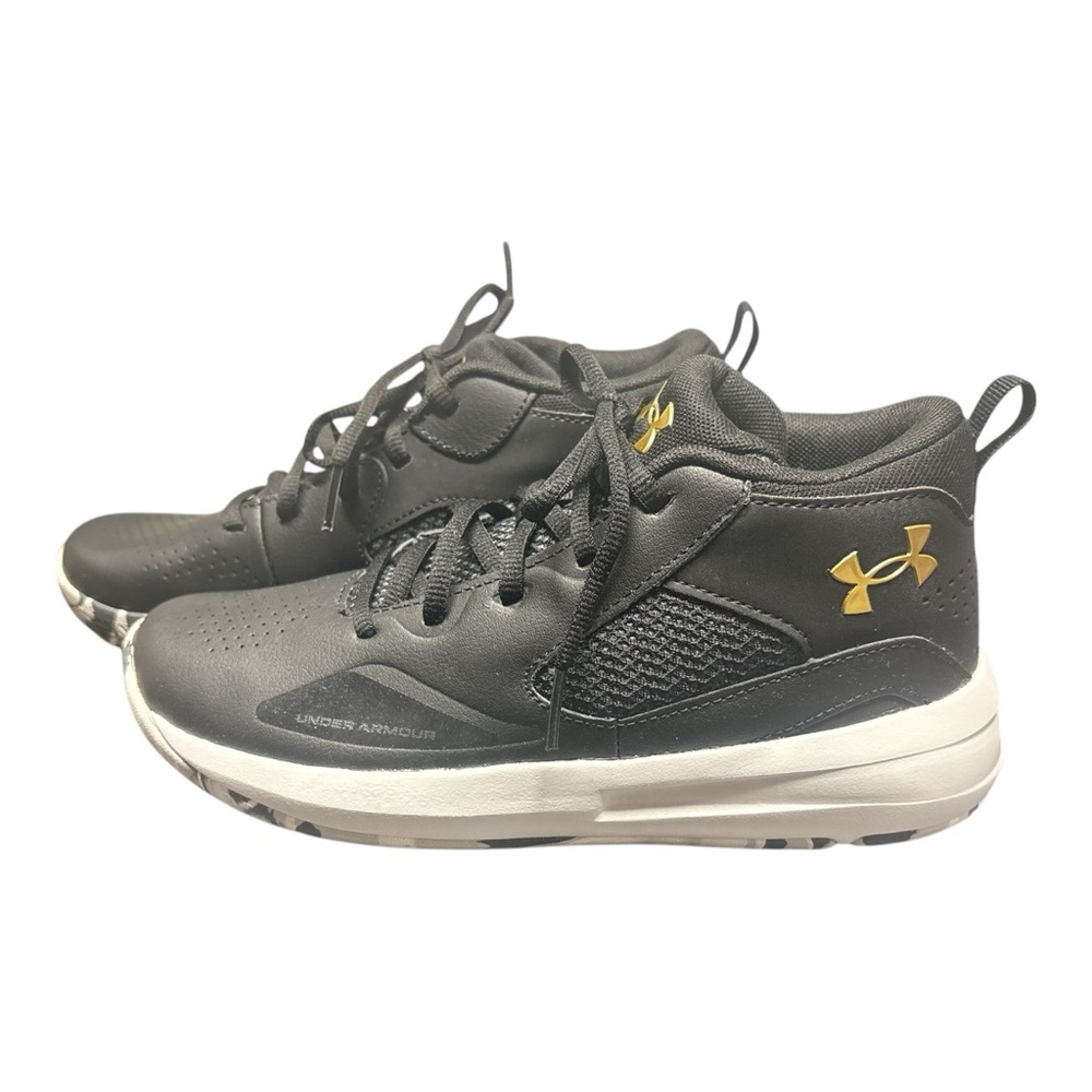 Under Armour Black Sneakers with Gold Logo